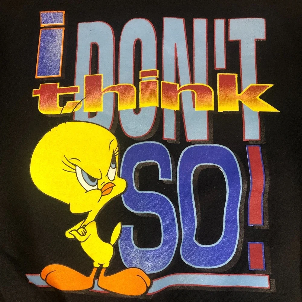 Vintage Tweety Bird Crewneck Sweatshirt 18/20W Looney Tunes Warner Bros‎ Y2K 90s - Picture 3 of 8